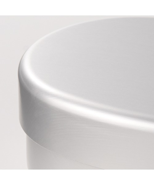 無印良品（ムジルシリョウヒン）の「アルミ弁当箱・小　約２８０ｍｌ／約９．５×１４×高さ５ｃｍ（お弁当箱・メンズ・シルバー・小）」の6枚目の写真