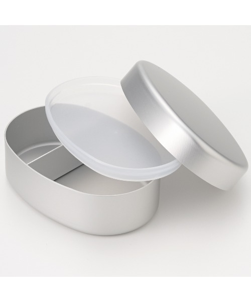 無印良品（ムジルシリョウヒン）の「アルミ弁当箱・小　約２８０ｍｌ／約９．５×１４×高さ５ｃｍ（お弁当箱・メンズ・シルバー・小）」の3枚目の写真