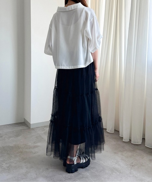 apres jour mignon（アプレジュールミニョン）の「アソートユルシャツ【ZOZOTOWN限定アイテム】（シャツ/ブラウス・レディース・グレー/オフホワイト/ブラック/ブラック系その他・X-LARGE/フリー）」の11枚目の写真