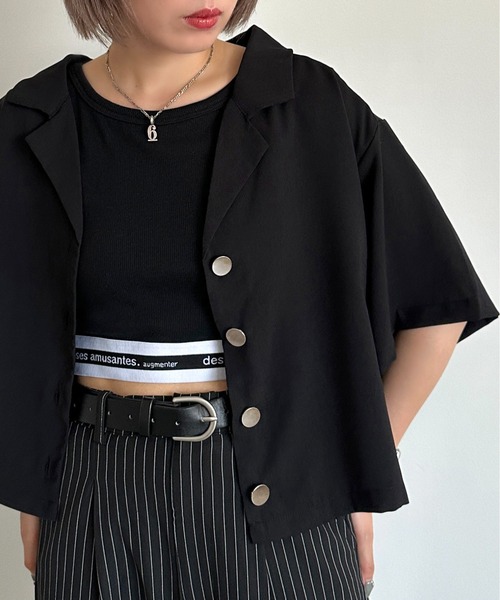 apres jour mignon（アプレジュールミニョン）の「アソートユルシャツ【ZOZOTOWN限定アイテム】（シャツ/ブラウス・レディース・グレー/オフホワイト/ブラック/ブラック系その他・X-LARGE/フリー）」の13枚目の写真