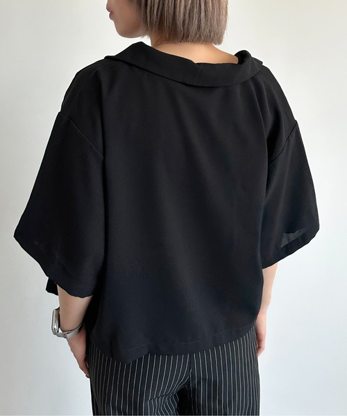 apres jour mignon（アプレジュールミニョン）の「アソートユルシャツ【ZOZOTOWN限定アイテム】（シャツ/ブラウス・レディース・グレー/オフホワイト/ブラック/ブラック系その他・X-LARGE/フリー）」の15枚目の写真