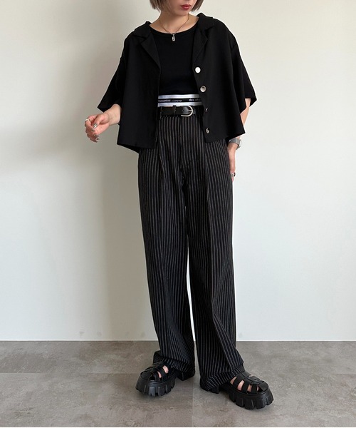 apres jour mignon（アプレジュールミニョン）の「アソートユルシャツ【ZOZOTOWN限定アイテム】（シャツ/ブラウス・レディース・グレー/オフホワイト/ブラック/ブラック系その他・X-LARGE/フリー）」の17枚目の写真