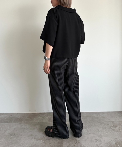 apres jour mignon（アプレジュールミニョン）の「アソートユルシャツ【ZOZOTOWN限定アイテム】（シャツ/ブラウス・レディース・グレー/オフホワイト/ブラック/ブラック系その他・X-LARGE/フリー）」の18枚目の写真