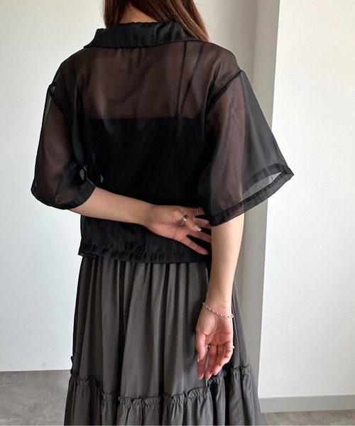 apres jour mignon（アプレジュールミニョン）の「アソートユルシャツ【ZOZOTOWN限定アイテム】（シャツ/ブラウス・レディース・グレー/オフホワイト/ブラック/ブラック系その他・X-LARGE/フリー）」の22枚目の写真