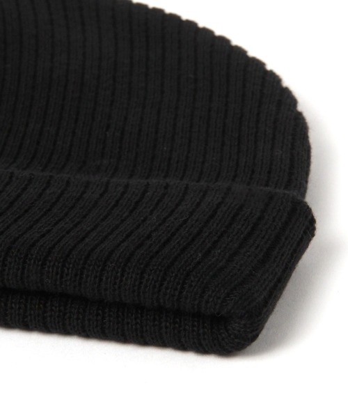 BAYFLOW（ベイフロー）の「ショートビーニー（ニットキャップ/ビーニー・メンズ・ナチュラル/ブラック/グリーン・FREE）」の7枚目の写真