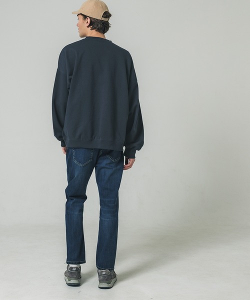 coca（coca）（コカ）の「メンズヘビーウェイト裏毛プリントトレーナー（スウェット・メンズ・ネイビー/ライトグレー/ブラック・M/L）」の10枚目の写真