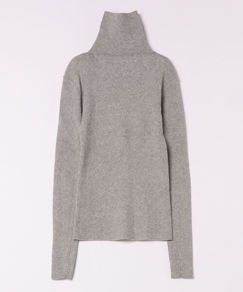 STYLEBLOCK(スタイルブロック)の「フィンガーホールタートルネックリブニット(ニット/セーター・レディース・グリーン/ブラック/グレー/オフホワイト/ホワイト系その他/レッド/ブルー・M)」の8枚目の写真