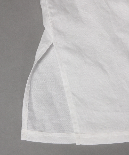 HARE（ハレ）の「リネンロングプルオーバー5分袖(HARE)（Tシャツ/カットソー・メンズ・オフホワイト/ブラック/カーキ・MEDIUM/SMALL）」の9枚目の写真