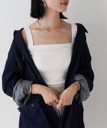 総針ニットキャミソール