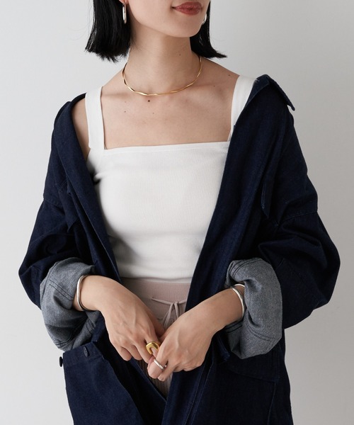 SHENERY（シーナリー）の「総針ニットキャミソール（キャミソール・レディース・グレー系その他/ベージュ/オフホワイト・FREE）」の20枚目の写真