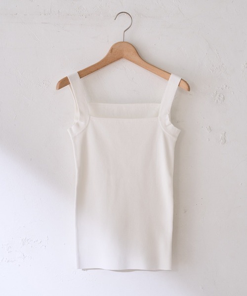 SHENERY（シーナリー）の「総針ニットキャミソール（キャミソール・レディース・グレー系その他/ベージュ/オフホワイト・FREE）」の15枚目の写真