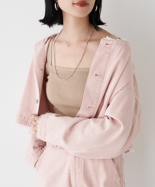 SHENERY（シーナリー）の「総針ニットキャミソール（キャミソール・レディース・グレー系その他/ベージュ/オフホワイト・FREE）」の9枚目の写真