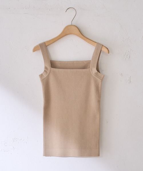 SHENERY（シーナリー）の「総針ニットキャミソール（キャミソール・レディース・グレー系その他/ベージュ/オフホワイト・FREE）」の16枚目の写真