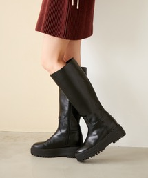 Juze | 【抗菌防臭】インソールタンクロングブーツ(ブーツ)