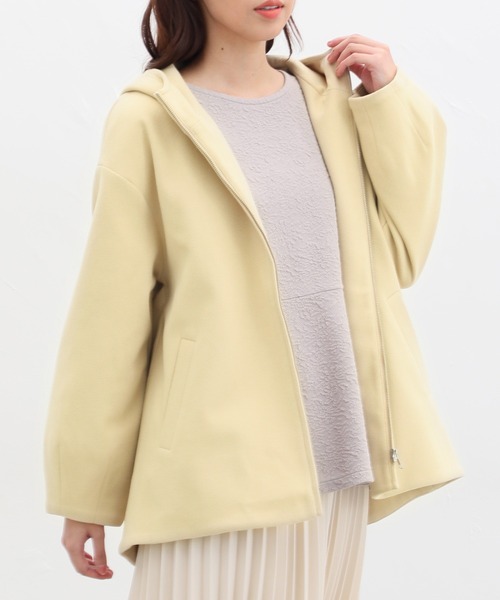 Honeys（ハニーズ）の「Aラインフードコート（ブルゾン）」 - WEAR