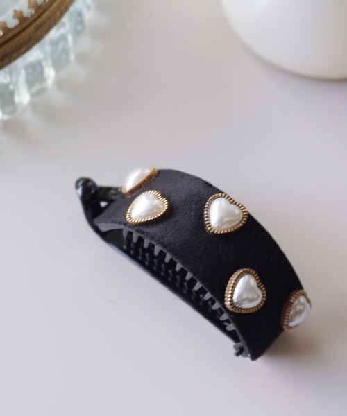 ammy.（エイミードット）の「【 ammy. / エイミードット 】 パール &  ビジュー ベロア ヘアクリップ（バレッタ/ヘアクリップ・レディース・B/A/C/D/E・FREE）」の17枚目の写真
