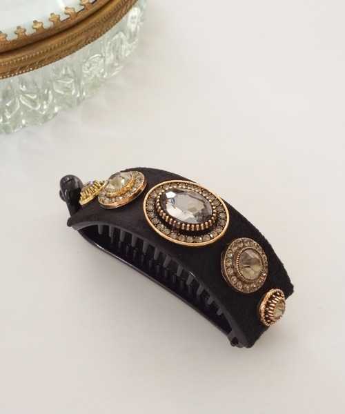 ammy.（エイミードット）の「【 ammy. / エイミードット 】 パール &  ビジュー ベロア ヘアクリップ（バレッタ/ヘアクリップ・レディース・B/A/C/D/E・FREE）」の22枚目の写真