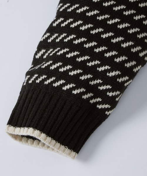 MONO-MART（モノマート）の「ビッグシルエット バーズアイ プルオーバーニット（ニット/セーター・メンズ・チャコールグレー/ブラック/アイボリー/カーキ/ネイビー/ブラウン・M/L）」の16枚目の写真