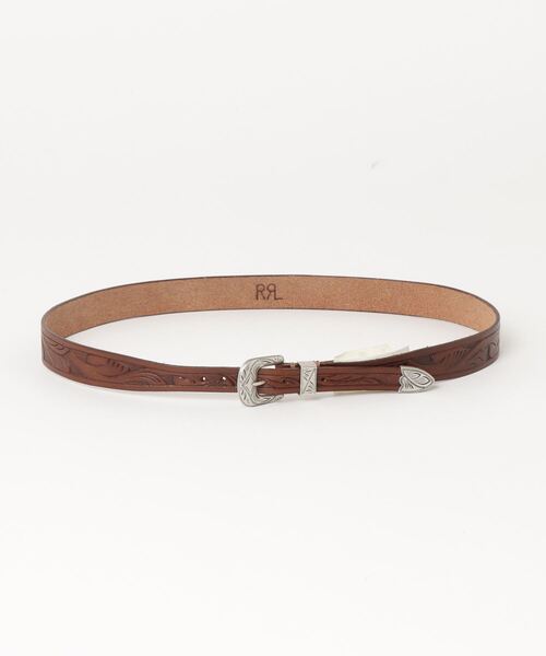 RRL（ダブル アール エル）の「（限定コレクション）ハンドツールド レザー ハット バンド（その他小物・メンズ・ブラウン・ONE）」の4枚目の写真