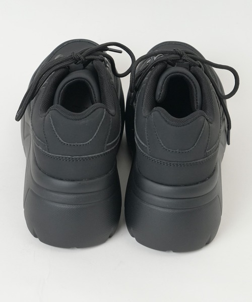 WEGO（ウィゴー）の「WEGO/ボリュームトレッキングスニーカー（スニーカー・レディース・ブラック/ホワイト/キャメル・MEDIUM/LARGE）」の16枚目の写真