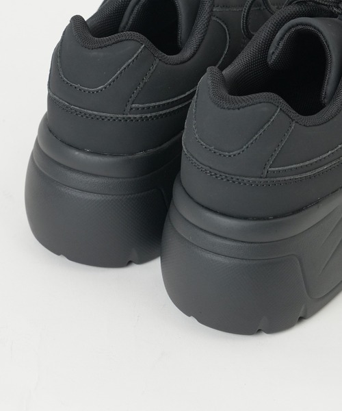 WEGO（ウィゴー）の「WEGO/ボリュームトレッキングスニーカー（スニーカー・レディース・ブラック/ホワイト/キャメル・MEDIUM/LARGE）」の19枚目の写真