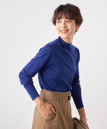 NOLLEY’S Sophi | 《アンサンブル対応》《手洗い可能》ラメ配色W100 ハイネックプルオーバーニット(ニット/セーター)