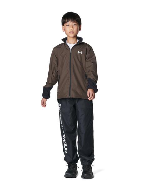 UNDER ARMOUR(アンダーアーマー)の「UAハイブリッド ウーブン フルジップ ジャケット(トレーニング/KIDS)(その他アウター・キッズ・ベージュ・160cm/130cm/150cm/140cm)」の3枚目の写真