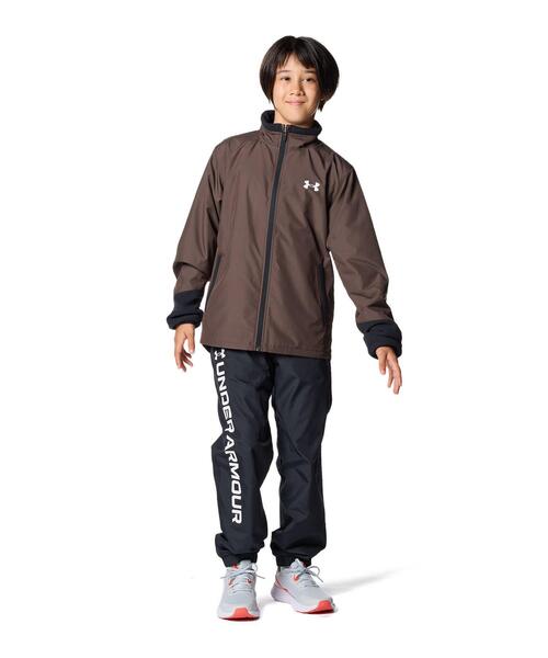 UNDER ARMOUR(アンダーアーマー)の「UAハイブリッド ウーブン フルジップ ジャケット(トレーニング/KIDS)(その他アウター・キッズ・ベージュ・160cm/130cm/150cm/140cm)」の6枚目の写真