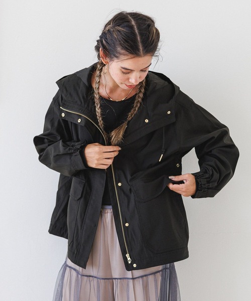BAYFLOW(ベイフロー)の「マウンテンパーカー23(マウンテンパーカー・レディース・ベージュ/ブラック/アイボリー・SMALL/MEDIUM)」の2枚目の写真