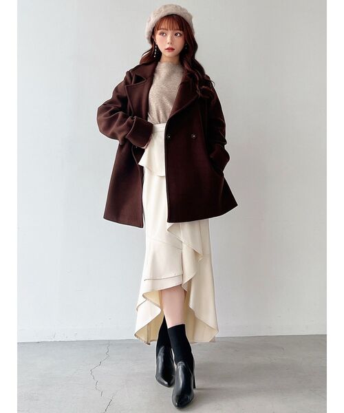 RESEXXY(リゼクシー)の「カスケードマーメイドスカート(スカート・レディース・アイボリー/ブラック/その他1・FREE)」の18枚目の写真