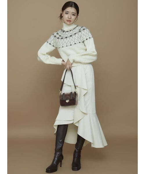 RESEXXY(リゼクシー)の「カスケードマーメイドスカート(スカート・レディース・アイボリー/ブラック/その他1・FREE)」の22枚目の写真