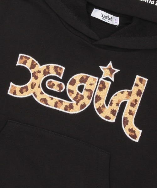 X-girl Stages（エックスガールステージス）の「サガラロゴパーカ（パーカー・キッズ・トップグレー/ブラック/ピンク・100cm/110cm/120cm/130cm/140cm/90cm/80ｃｍ）」の9枚目の写真