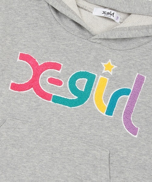 V12最新ロゴパーカー⭐︎バックロゴレディース2 グレー&オレンジ V12