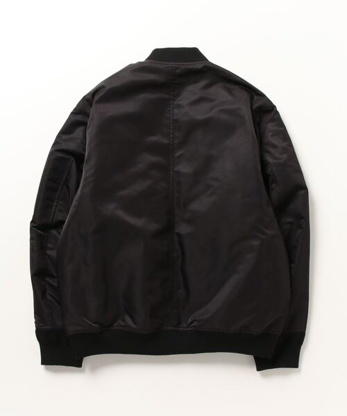 【美品】ATTACHMENT OVERSIZED MA-1 ブラック 1 ATTACHMENT（アタッチメント）の「STUDIOUS別注 OVERSIZED MA-1