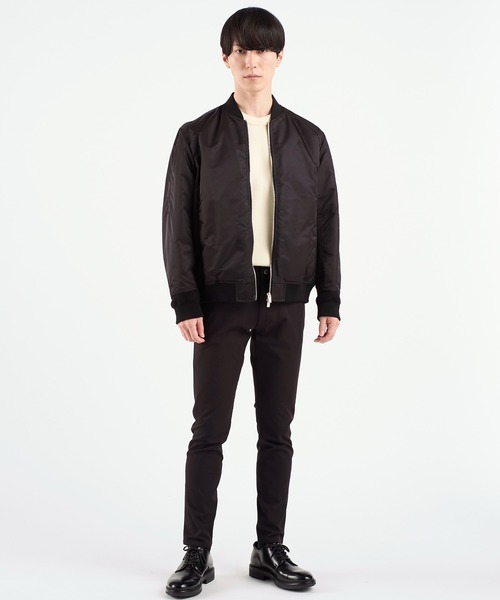 【美品】ATTACHMENT OVERSIZED MA-1 ブラック 1 ATTACHMENT（アタッチメント）の「STUDIOUS別注 OVERSIZED MA-1