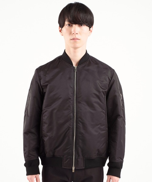 【美品】ATTACHMENT OVERSIZED MA-1 ブラック 1 ATTACHMENT（アタッチメント）の「STUDIOUS別注 OVERSIZED MA-1