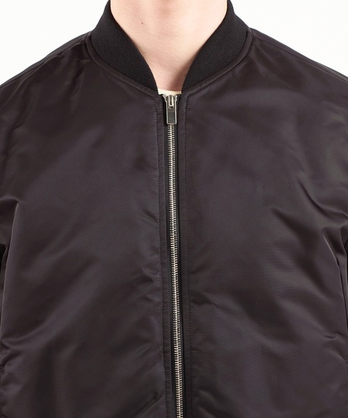 【美品】ATTACHMENT OVERSIZED MA-1 ブラック 1 ATTACHMENT（アタッチメント）の「STUDIOUS別注 OVERSIZED MA-1
