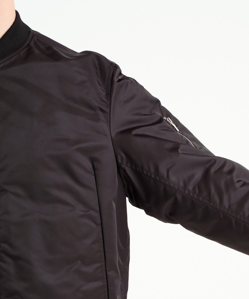 【美品】ATTACHMENT OVERSIZED MA-1 ブラック 1 ATTACHMENT（アタッチメント）の「STUDIOUS別注 OVERSIZED MA-1