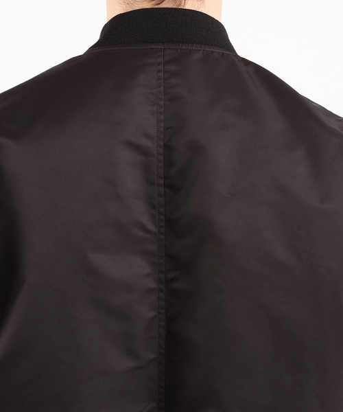【美品】ATTACHMENT OVERSIZED MA-1 ブラック 1 ATTACHMENT（アタッチメント）の「STUDIOUS別注 OVERSIZED MA-1