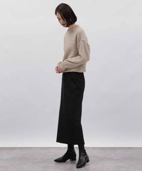 LAKOLE(ラコレ)の「フォルムスリーブニットプルオーバー / 982198(ニット/セーター・レディース・ブラック/アイボリー/グレイッシュベージュ/マスタード/サックスブルー・SMALL/MEDIUM)」の12枚目の写真