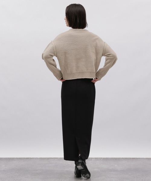 LAKOLE(ラコレ)の「フォルムスリーブニットプルオーバー / 982198(ニット/セーター・レディース・ブラック/アイボリー/グレイッシュベージュ/マスタード/サックスブルー・SMALL/MEDIUM)」の13枚目の写真