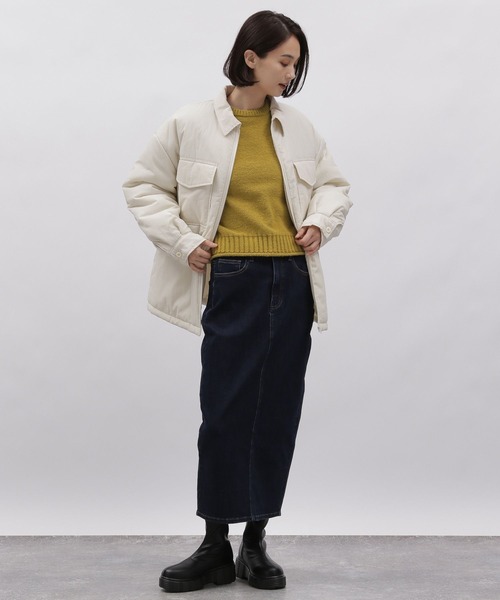 LAKOLE(ラコレ)の「フォルムスリーブニットプルオーバー / 982198(ニット/セーター・レディース・ブラック/アイボリー/グレイッシュベージュ/マスタード/サックスブルー・SMALL/MEDIUM)」の18枚目の写真