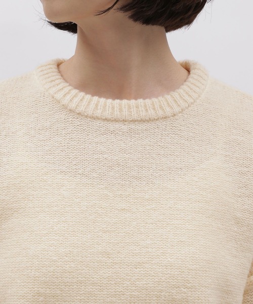 LAKOLE(ラコレ)の「フォルムスリーブニットプルオーバー / 982198(ニット/セーター・レディース・ブラック/アイボリー/グレイッシュベージュ/マスタード/サックスブルー・SMALL/MEDIUM)」の22枚目の写真
