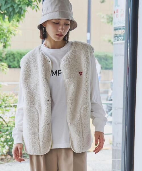 coen（コーエン）の「【WEB限定】BLEU DE VERDUN（ブルーデバードン）別注ボアベスト（ベスト・レディース・オフホワイト/ダークグレー・M/L）」の14枚目の写真