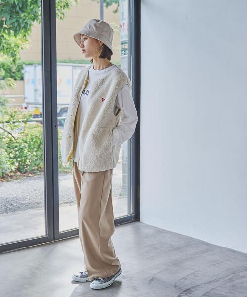 coen（コーエン）の「【WEB限定】BLEU DE VERDUN（ブルーデバードン）別注ボアベスト（ベスト・レディース・オフホワイト/ダークグレー・M/L）」の10枚目の写真