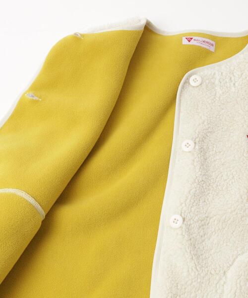 coen（コーエン）の「【WEB限定】BLEU DE VERDUN（ブルーデバードン）別注ボアベスト（ベスト・レディース・オフホワイト/ダークグレー・M/L）」の9枚目の写真