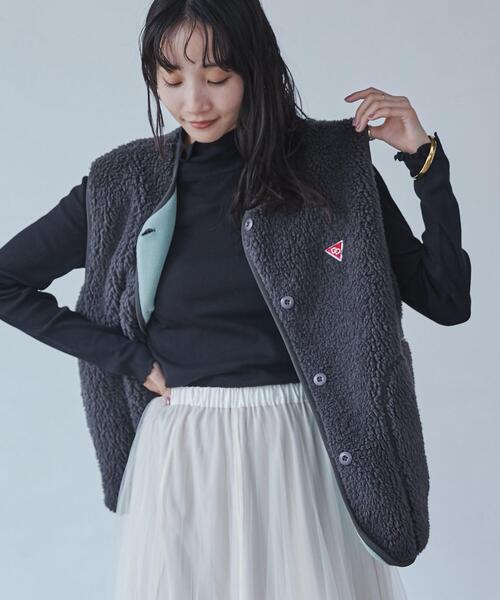 coen（コーエン）の「【WEB限定】BLEU DE VERDUN（ブルーデバードン）別注ボアベスト（ベスト・レディース・オフホワイト/ダークグレー・M/L）」の21枚目の写真