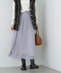 N.(N. Natural Beauty Basic) | ◆シアープリーツスカート(スカート)
