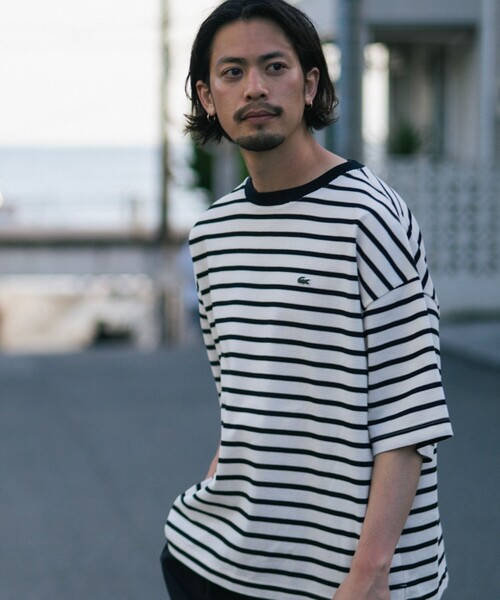超美品✨LACOSTE B:MINGbyBEAMS別注 カノコハーフスTシャツ 超美品✨LACOSTE B:MINGbyBEAMS別注 カノコハーフスTシャツ