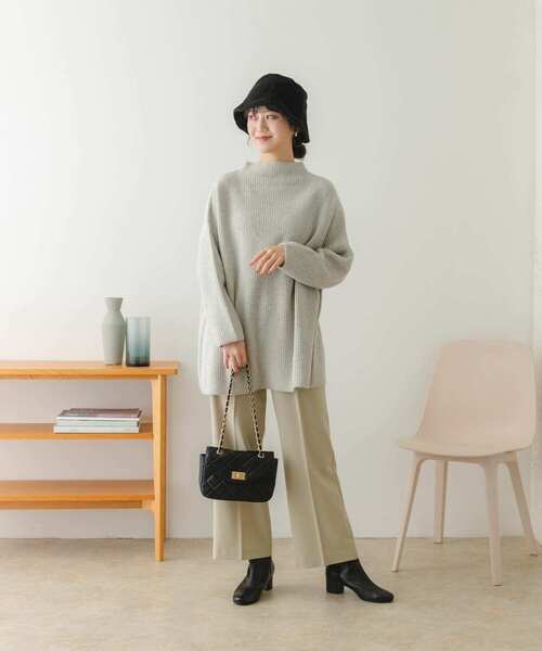 RODE SKO(ロデスコ)の「リバーシブルボアハット(ハット・レディース・ブラック/アイボリー・ONE)」の5枚目の写真